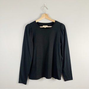 Madewell Resourced Cotton Puff Sleeve Tee T-Shirt Top Long Sleeve